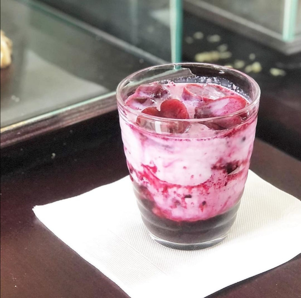 Haskap Berry Heart Latte