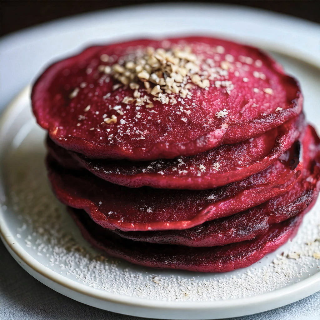 Stack of Haskapa pancakes