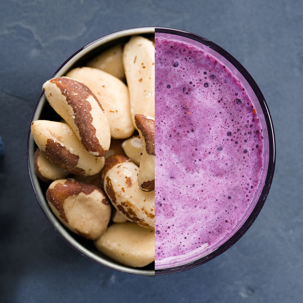 Haskap Brazil Nut Breakfast Smoothie