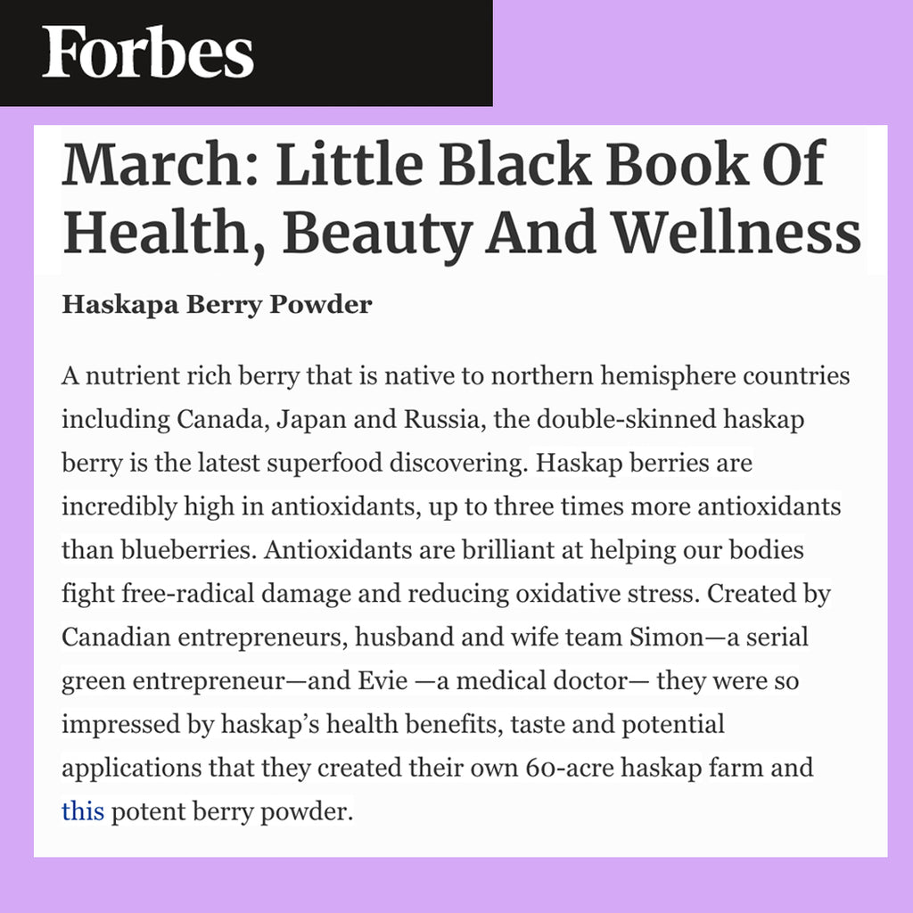 IN THE PRESS: FORBES