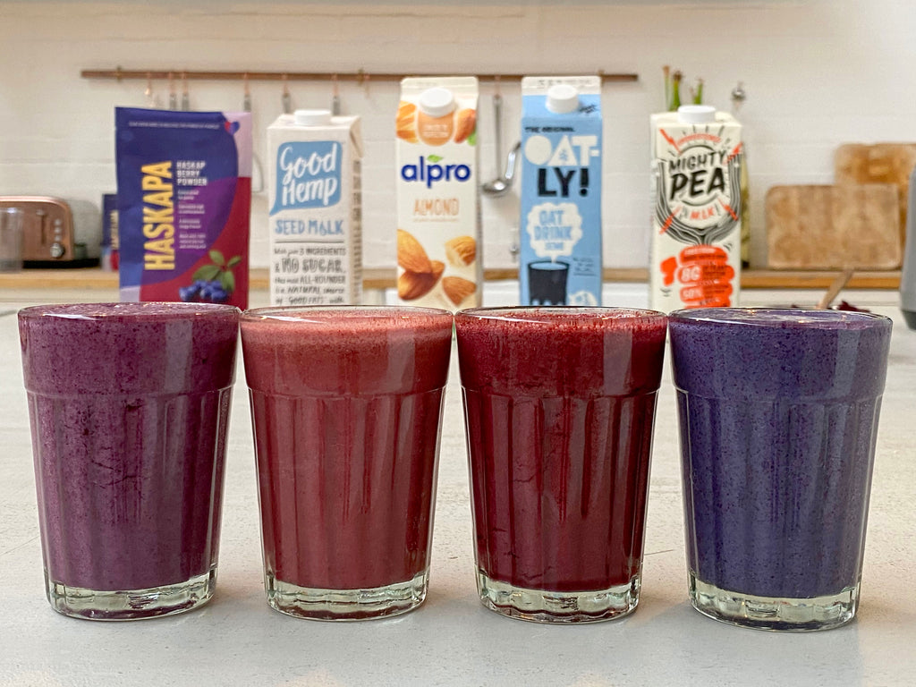 Haskapa non-dairy milk shake