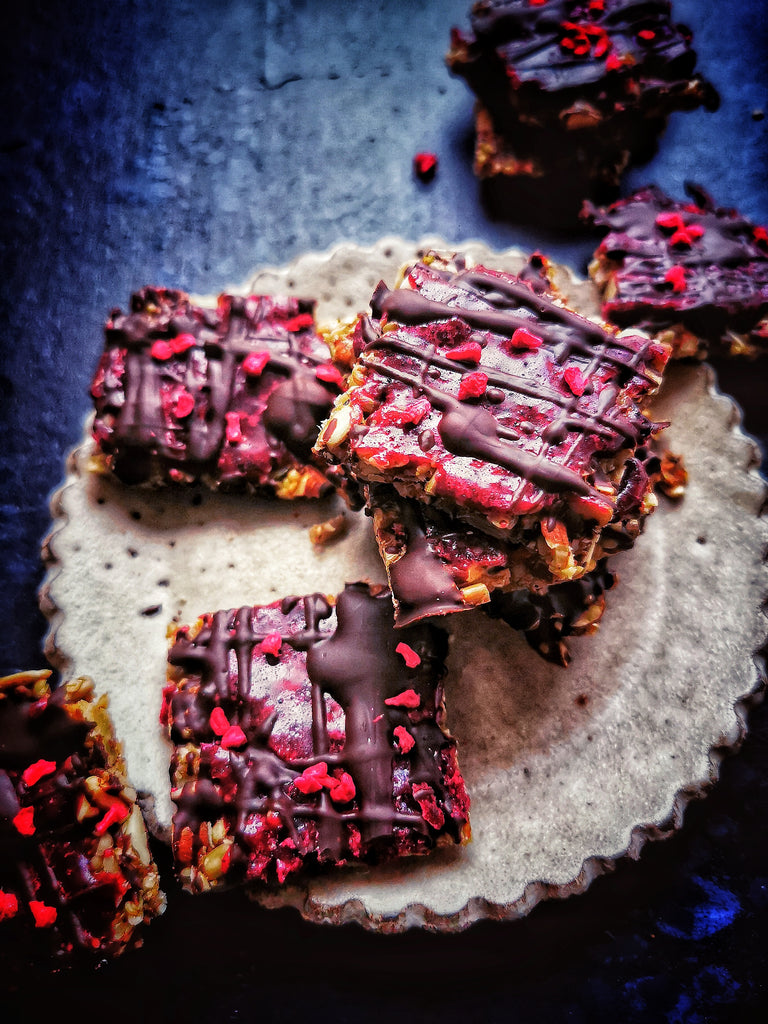 Crunchy Chocolate Berry Bites