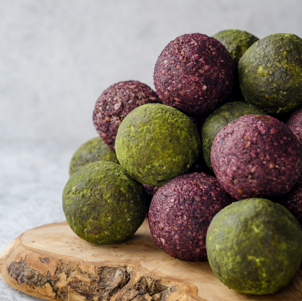 Haskap & Matcha Raw Energy Balls