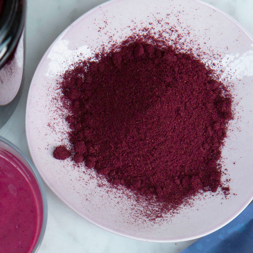 Clumps in Haskapa powder