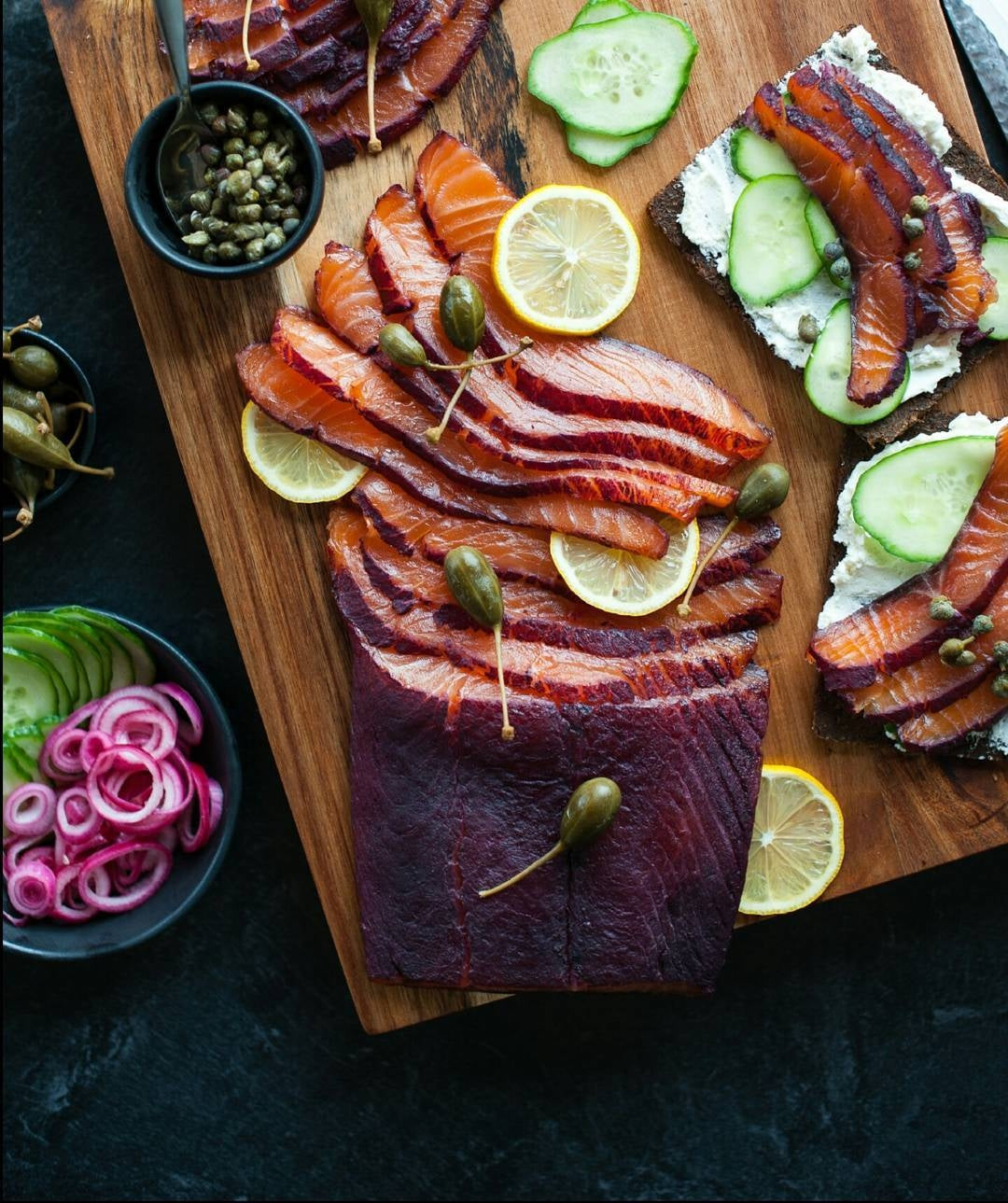 Haskapa Haskap Berry Powder Cured Salmon Gravlax
