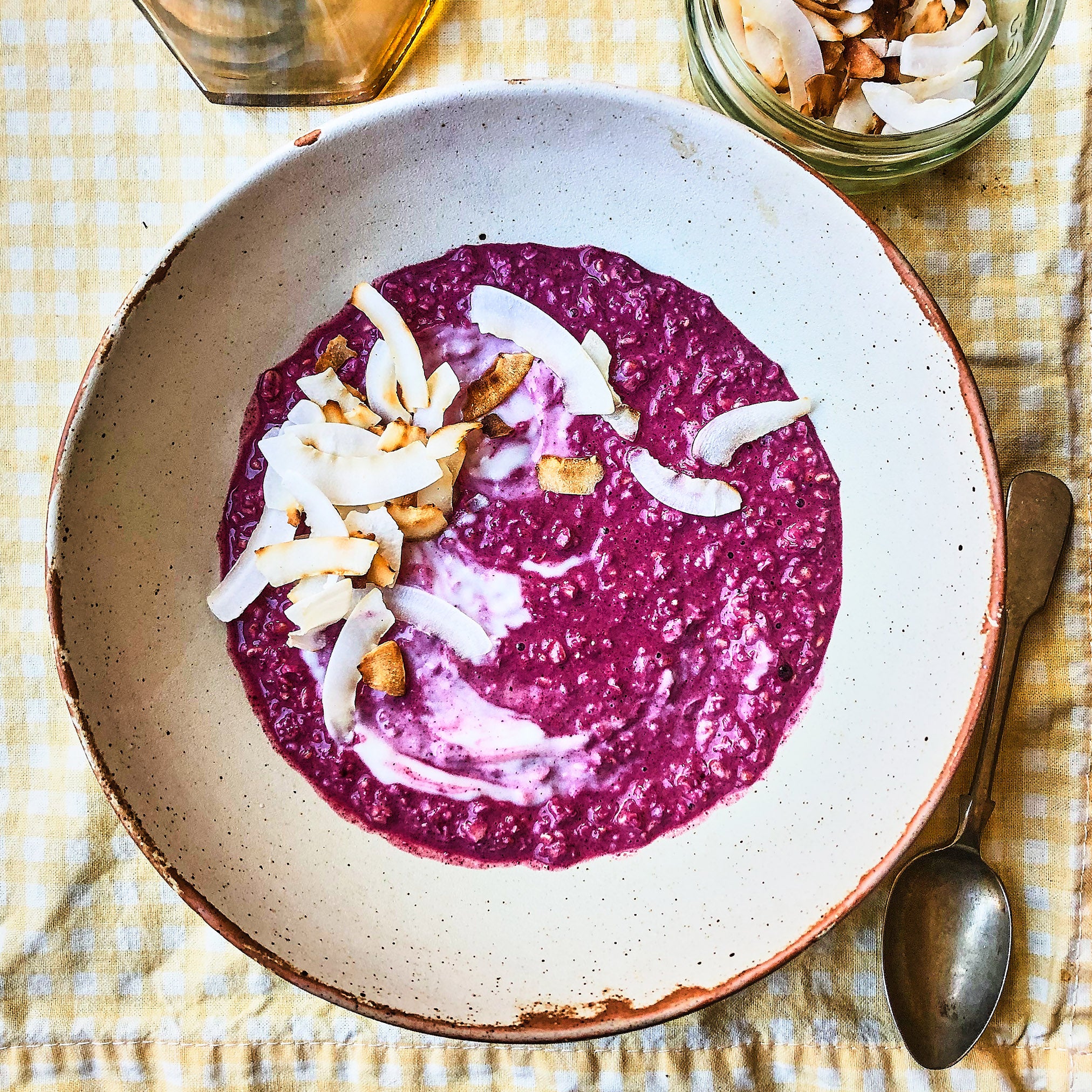 COCONUT AND HASKAP OVERNIGHT OATS