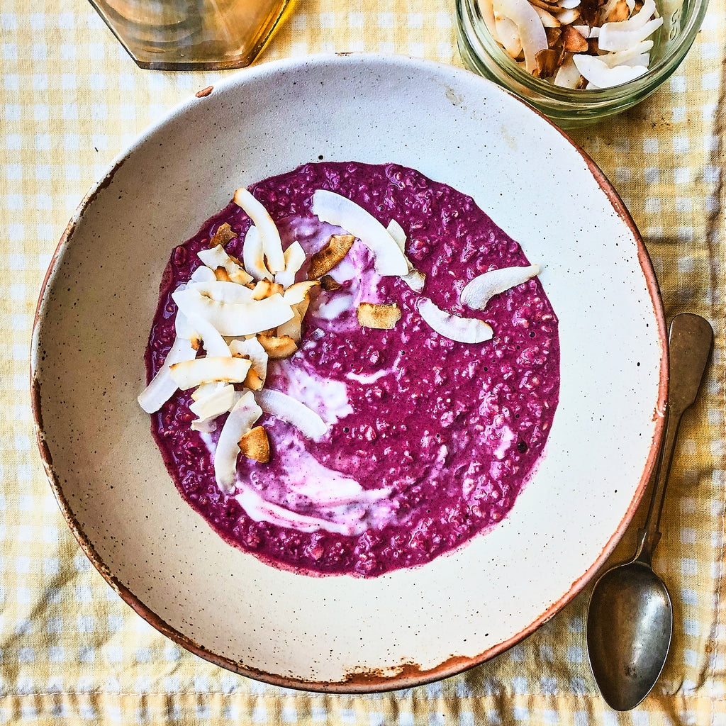 COCONUT AND HASKAP OVERNIGHT OATS
