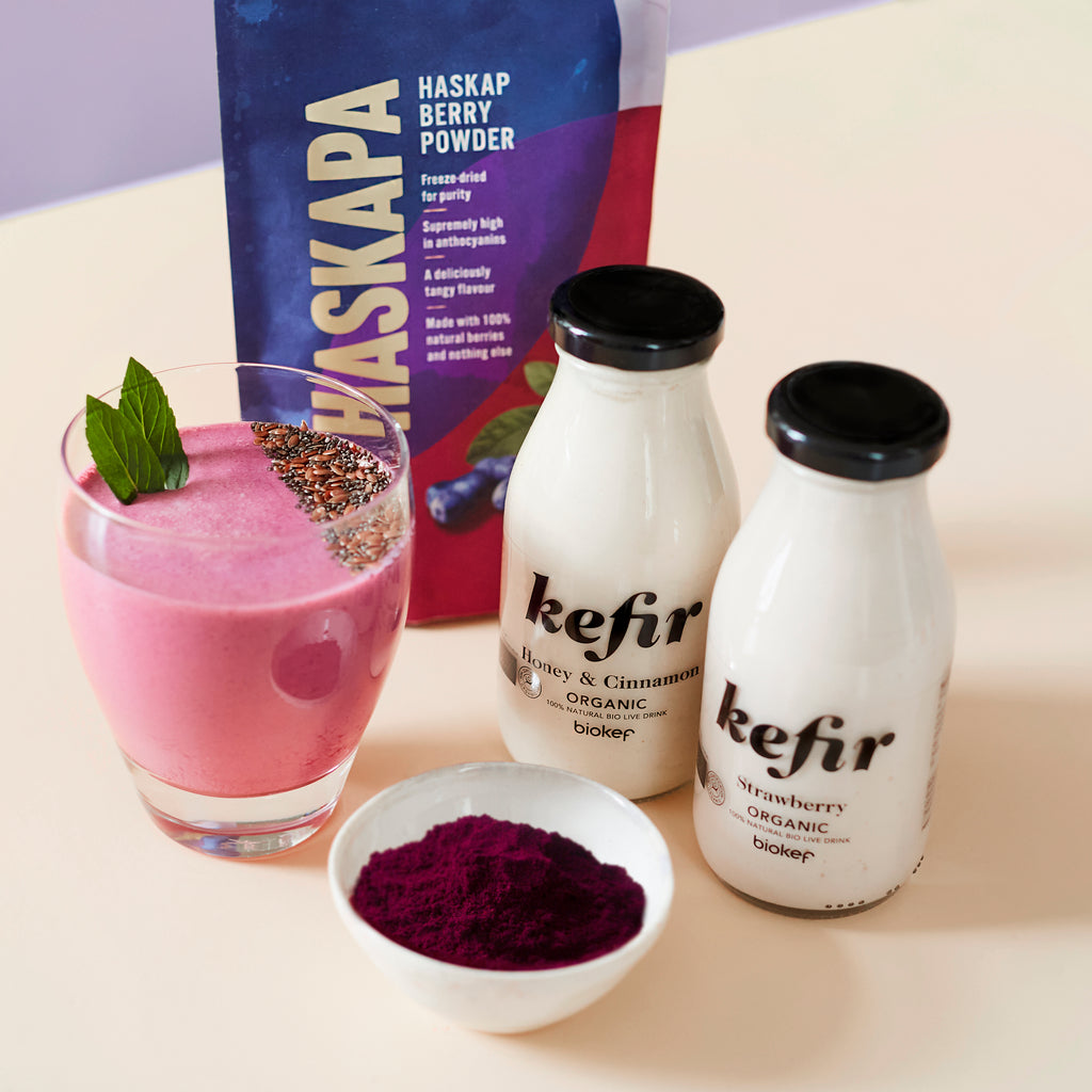 Kefir and Haskapa: The perfect combo for a happy gut and flatter tummy?
