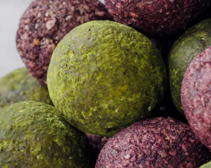 Haskapa Matcha Raw Energy Balls Recipe