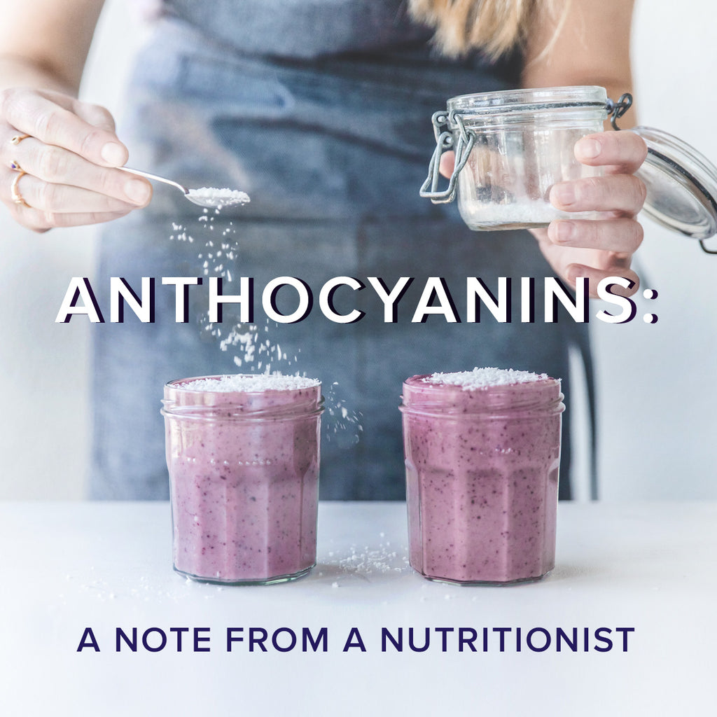 Anthocyanins: A note from a nutritionist.