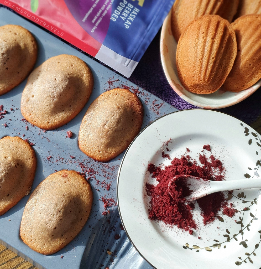 Lemon Berry Madeleines