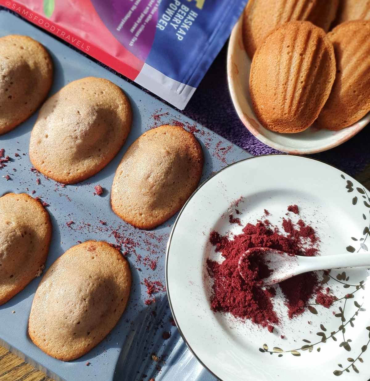 Lemon Glazed Berry Madeleines Recipe