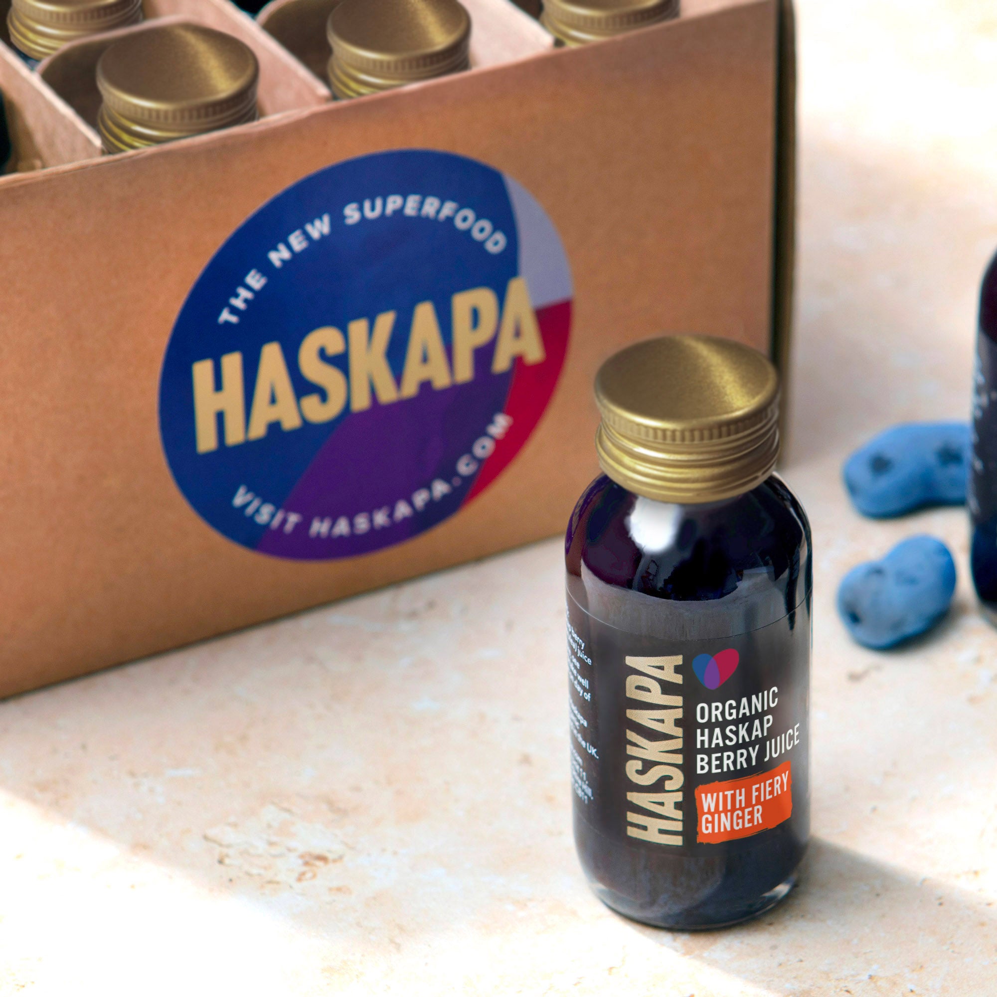 Organic Haskap Berry &amp; Ginger Juice Shots x 6